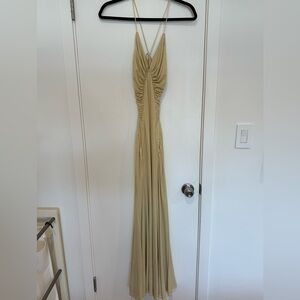 Alberto Makali Open Back Gown